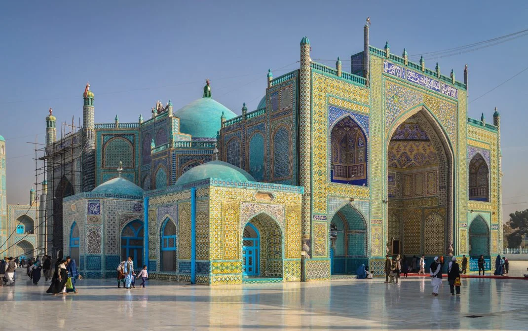 The Shrine of Hazrat Ali in Mazar E-Sharif Afghanistan