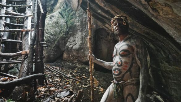 Visiting the Asaro Mudmen - Goroka, Papua New Guinea