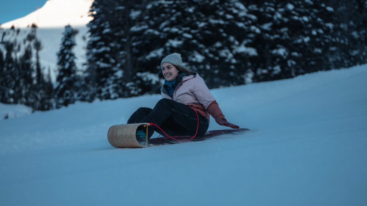 Learning to Ski at Sunshine Village, Banff